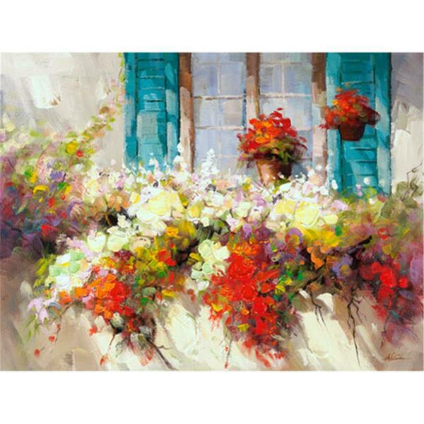 Yosemite Home Decor Window Box Acrylic Painting ARTABB2689